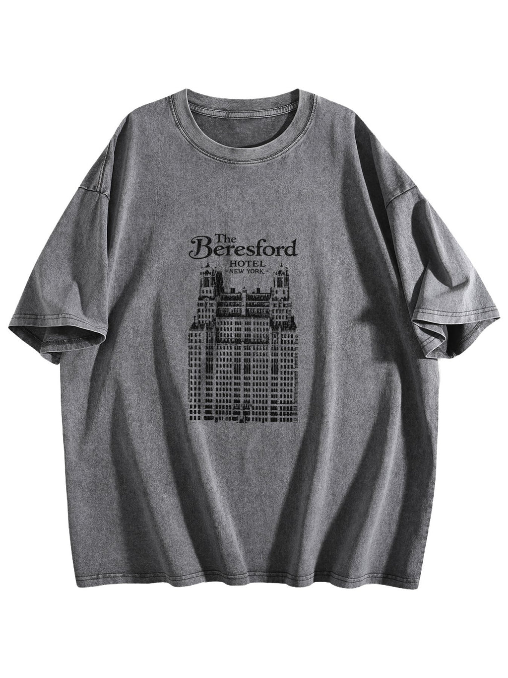 The Beresford Hotel New York Washed Graphic T-Shirt