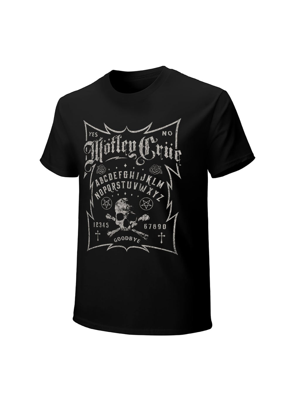 Mötley Crüe Ouija Board Skull Graphic T-Shirt