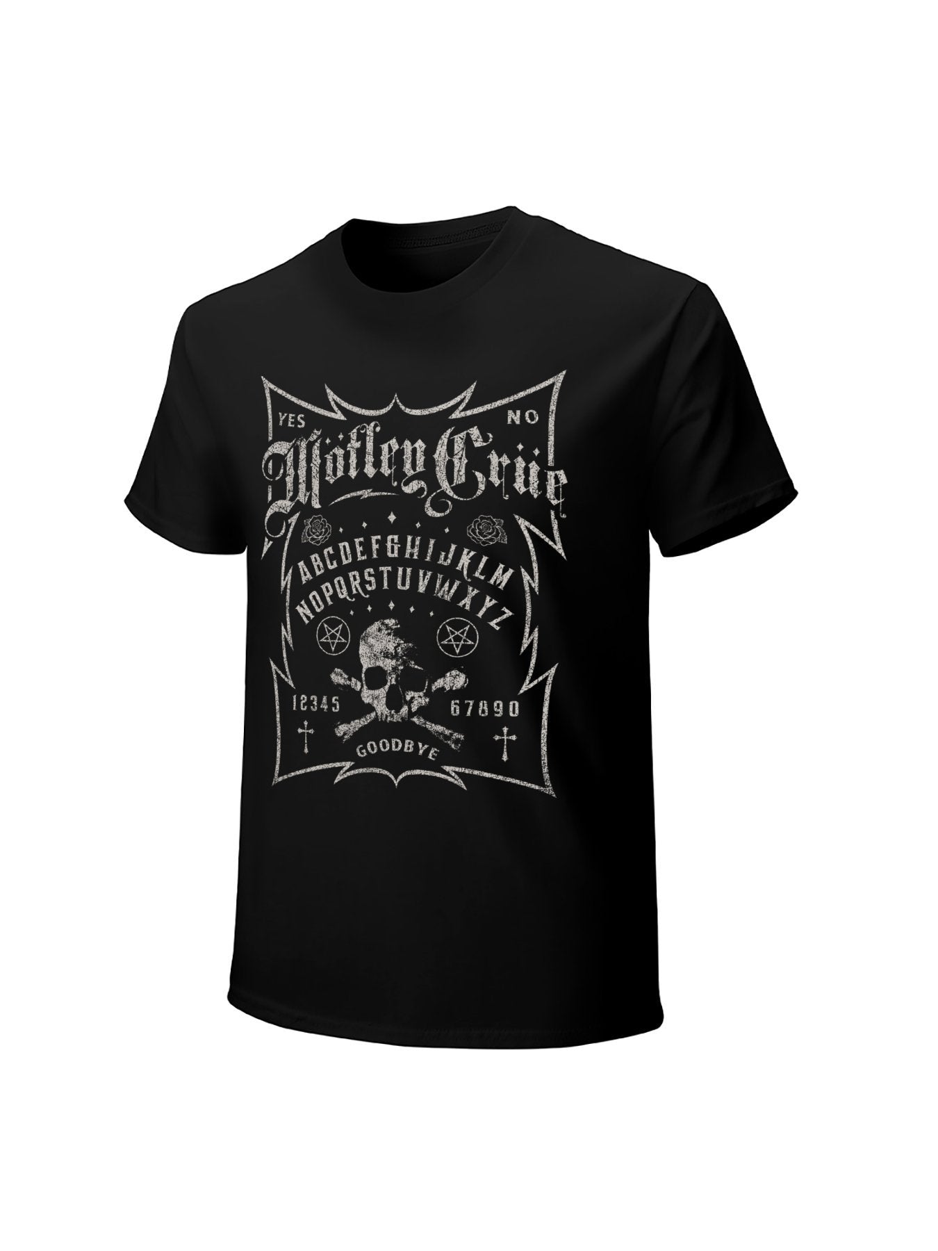 Mötley Crüe Ouija Board Skull Graphic T-Shirt