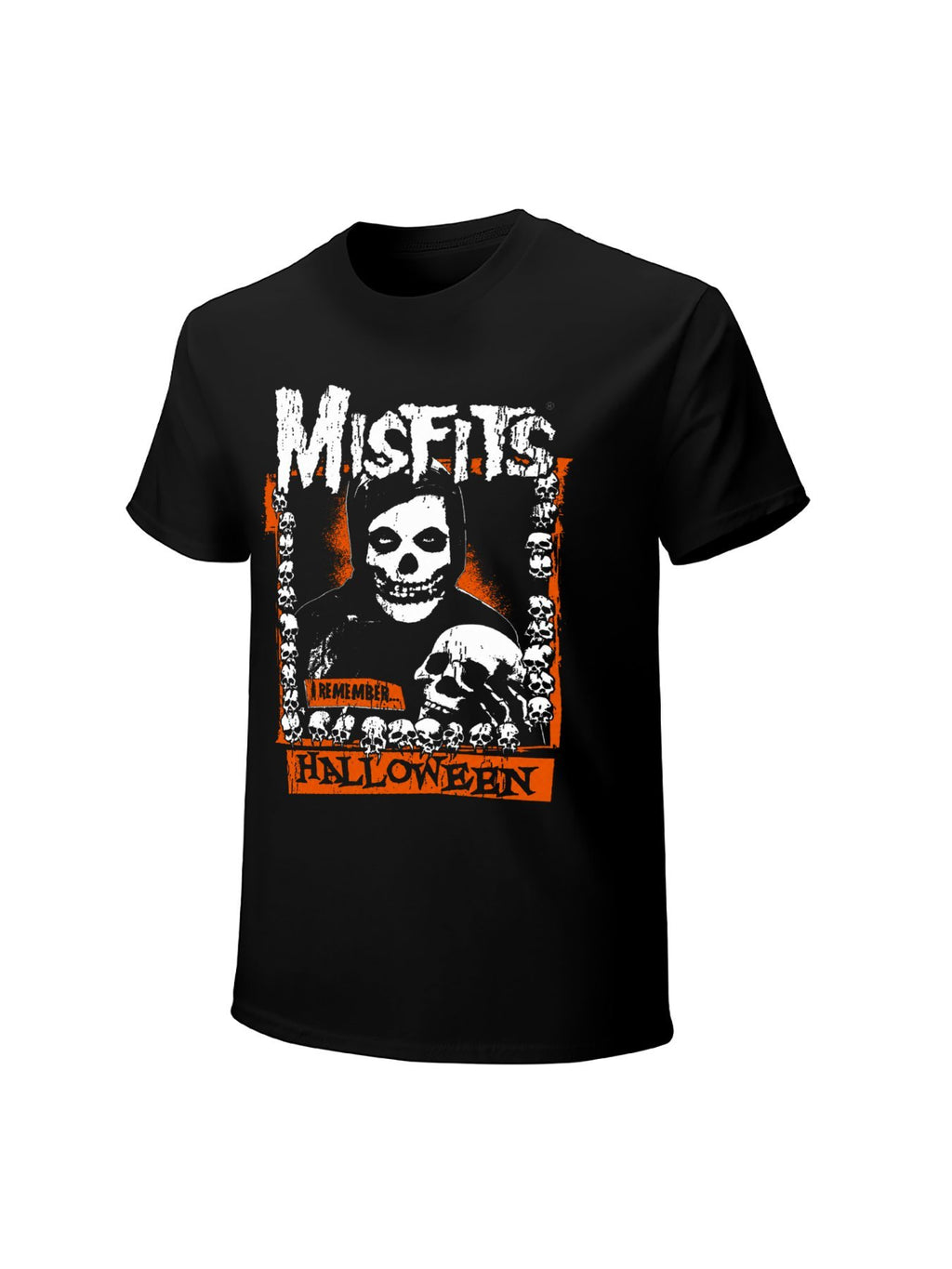 Misfits “Remember Halloween” Skull Poster Graphic T-Shirt