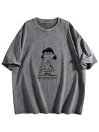 Lucy You Blockhead Washed Graphic T-Shirt