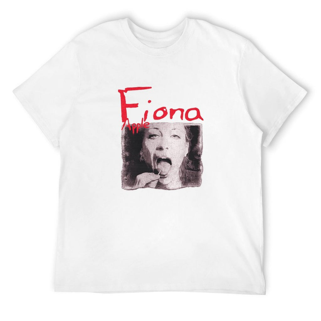 Fiona Apple Portrait Graphic Black T-Shirt