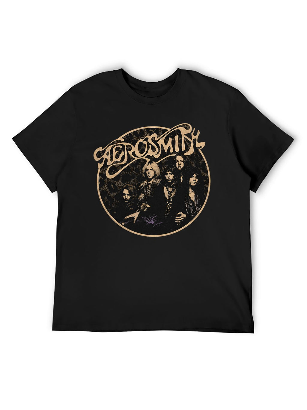 Aerosmith Band Portrait Vintage Graphic T-Shirt