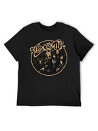 Aerosmith Band Portrait Vintage Graphic T-Shirt