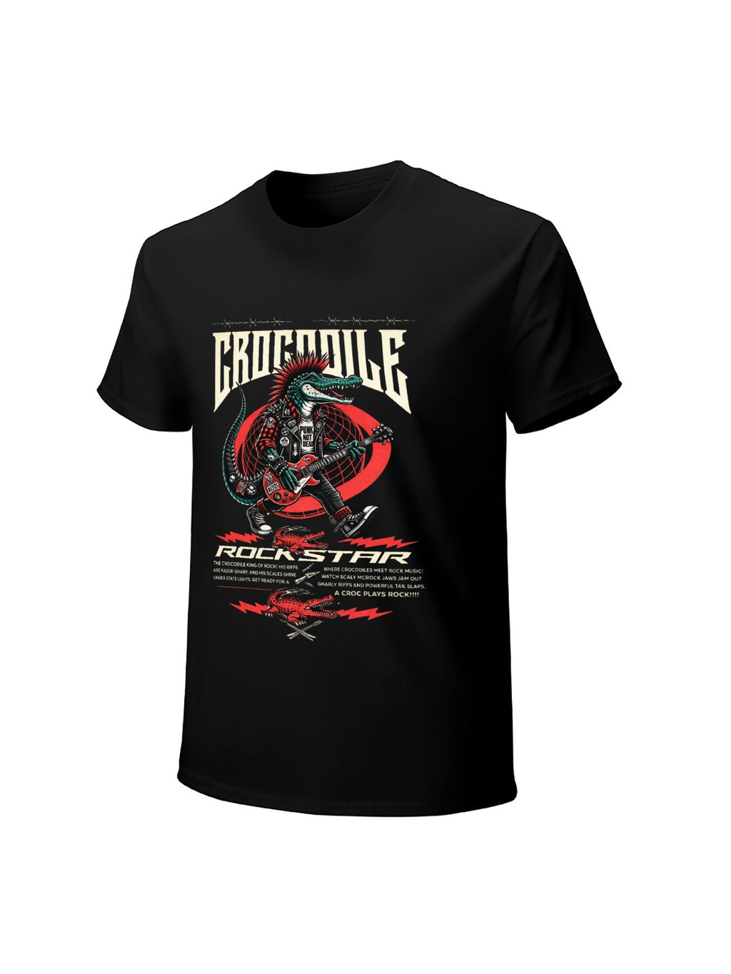 Crocodile Punk Croc Rockstage T-Shirt