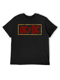 AC/DC Fiery Border Logo Graphic T-Shi