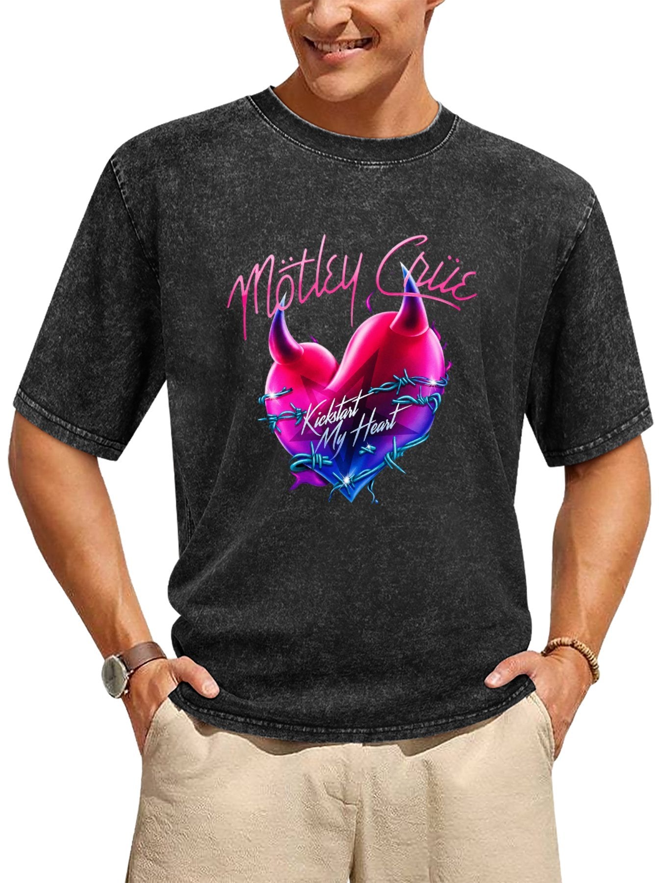 Mötley Crüe Kickstart My Heart Graphic T-Shirt Secondary image
