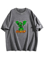 Green Monster 182 Graphic Washed T-Shirt