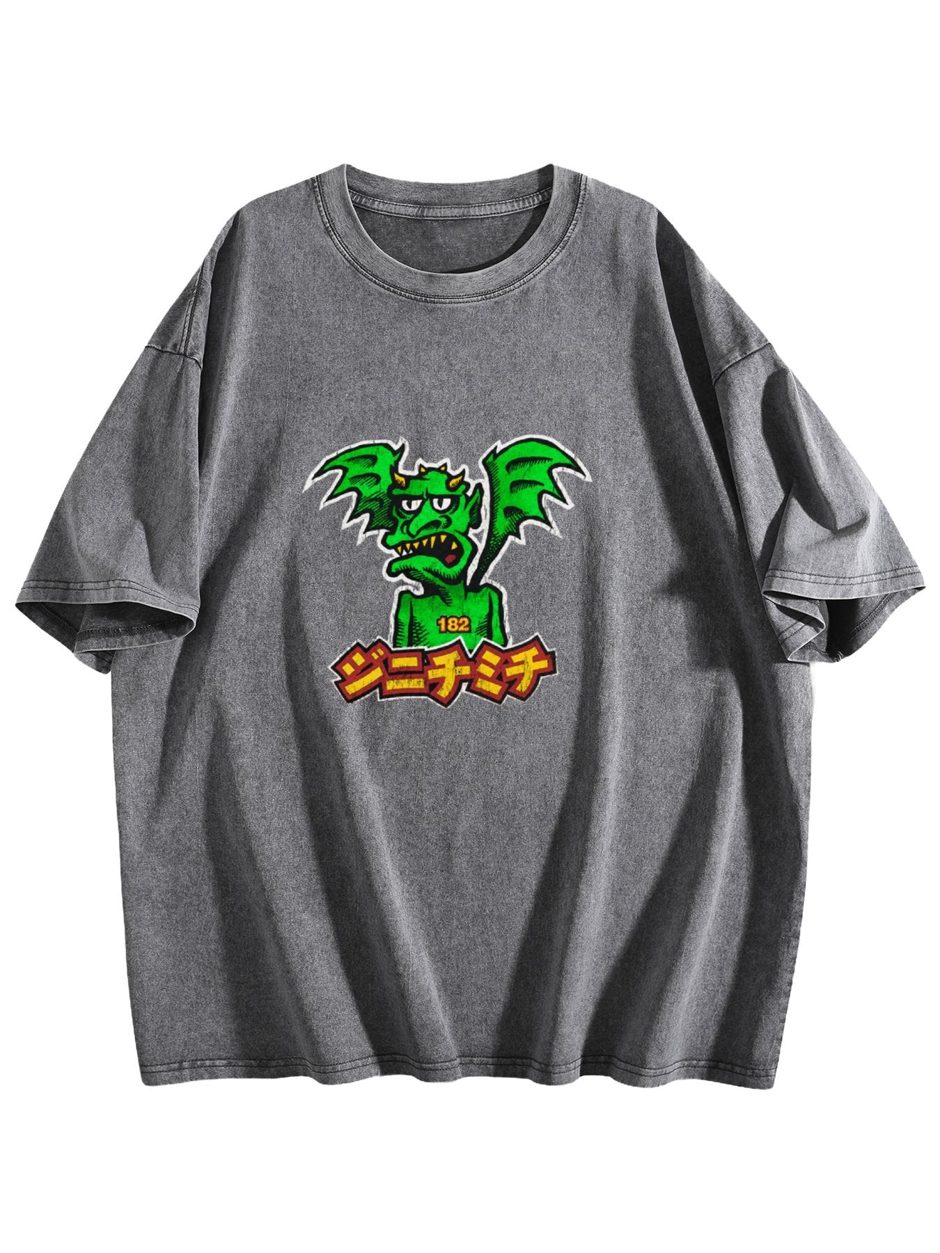 Green Monster 182 Graphic Washed T-Shirt