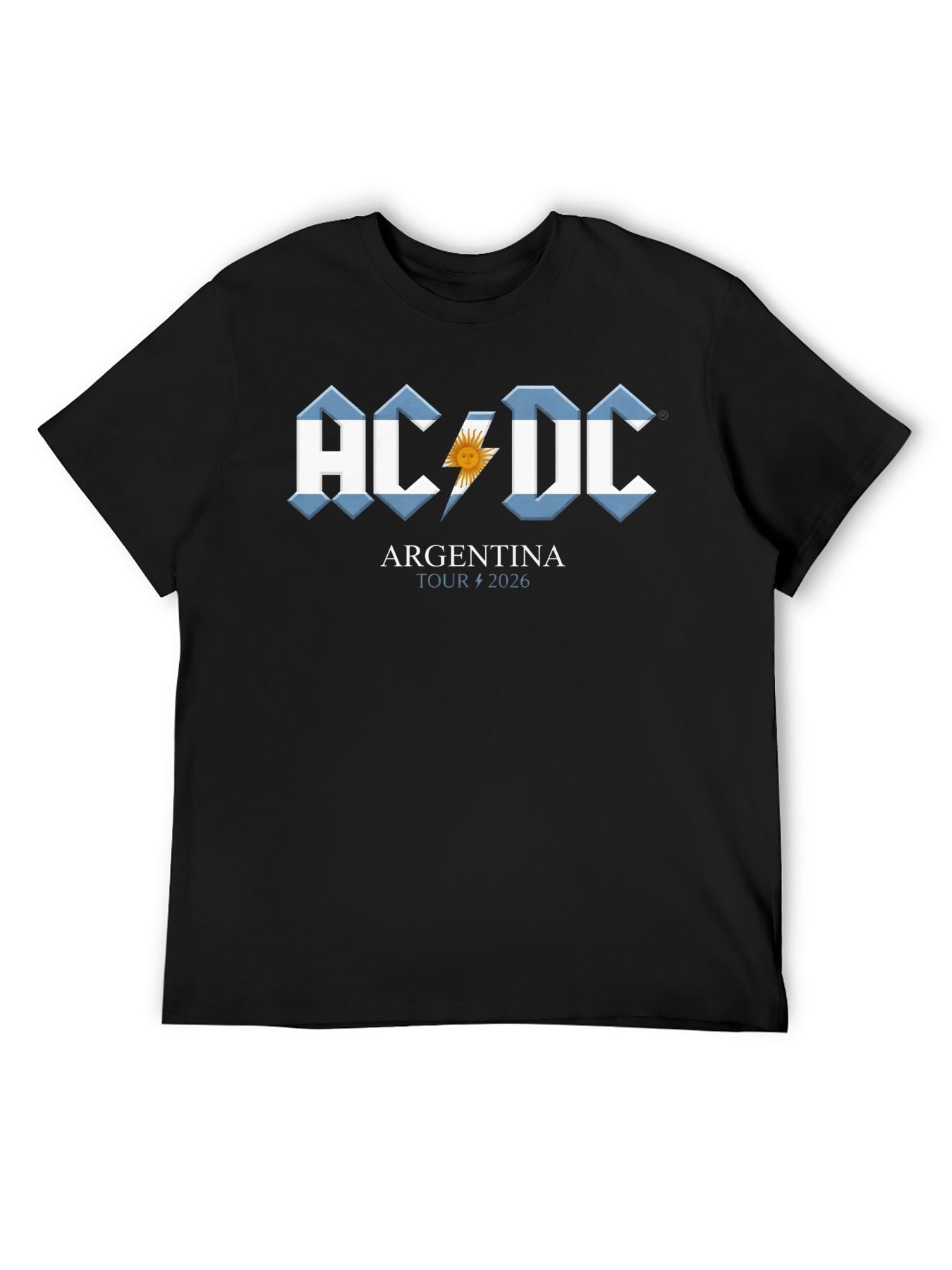 AC/DC Argentina Flag Logo Tour 2026 T-Shirt