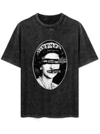 Vintage Washed Sex Pistols God Save the Queen Graphic T-Shirt