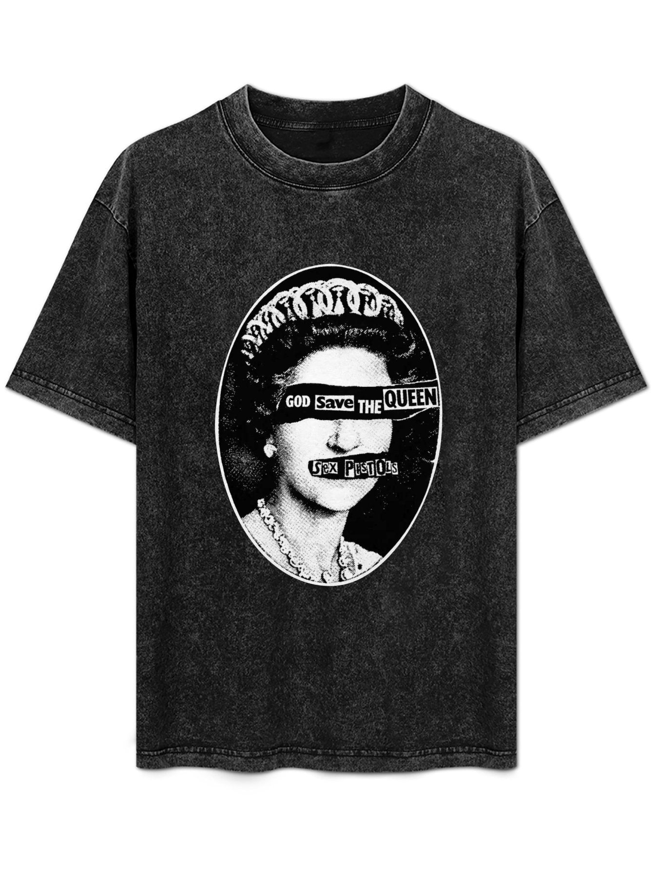 Vintage Washed Sex Pistols God Save the Queen Graphic T-Shirt