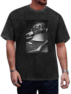Vintage AC/DC Razor Cut Photo Graphic T-Shirt