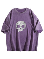 Skull Graphic Washed T-Shirt