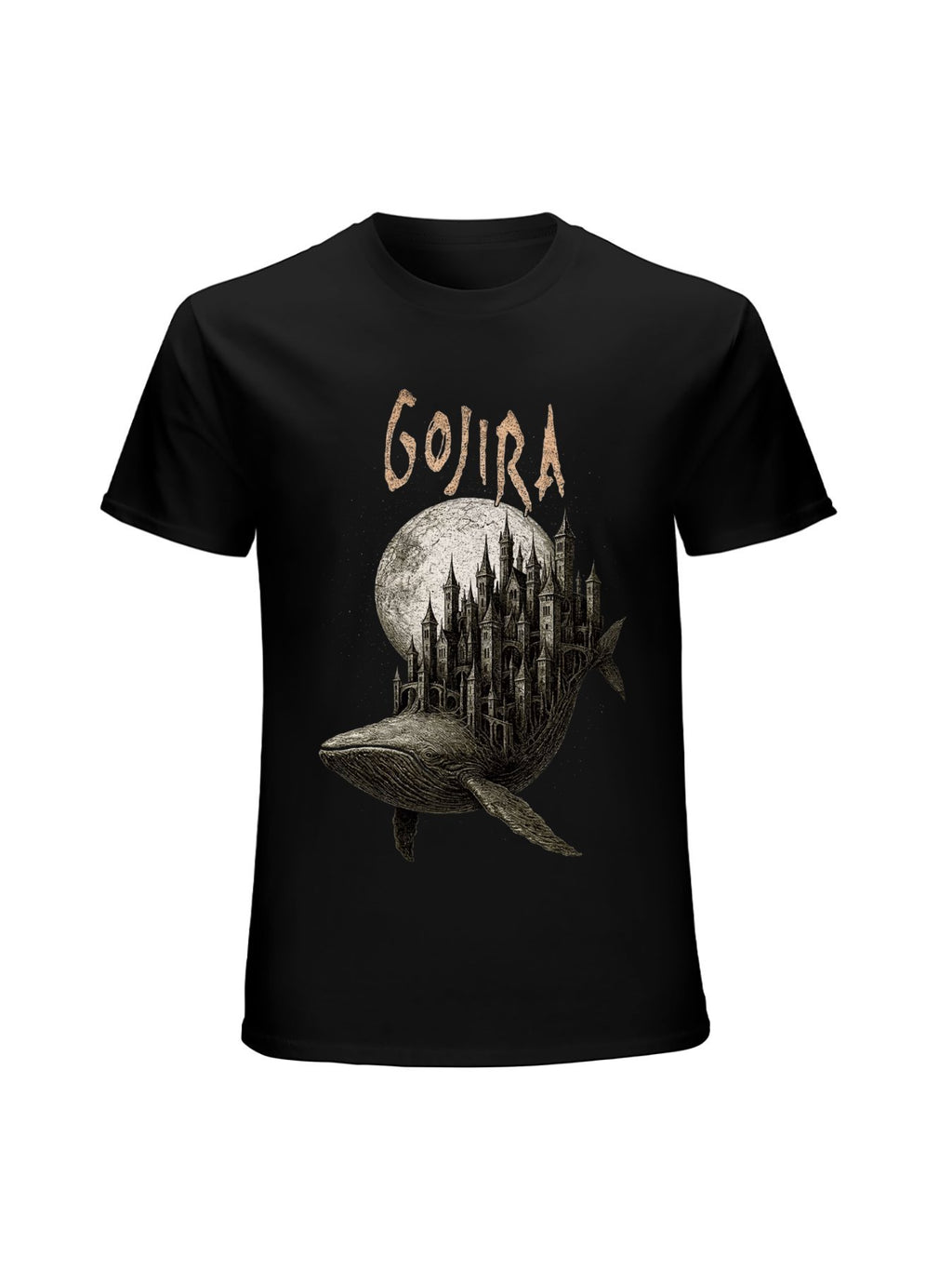 Gojira Surreal Whale Graphic T-Shirt