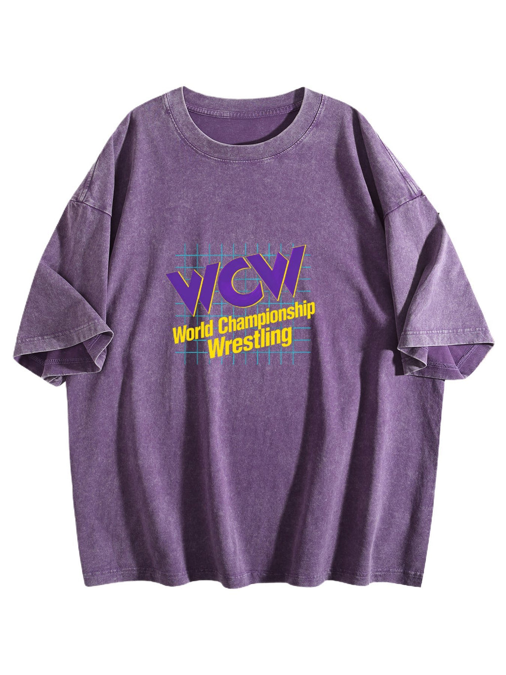 WCW World Championship Wrestling Washed Graphic T-Shirt