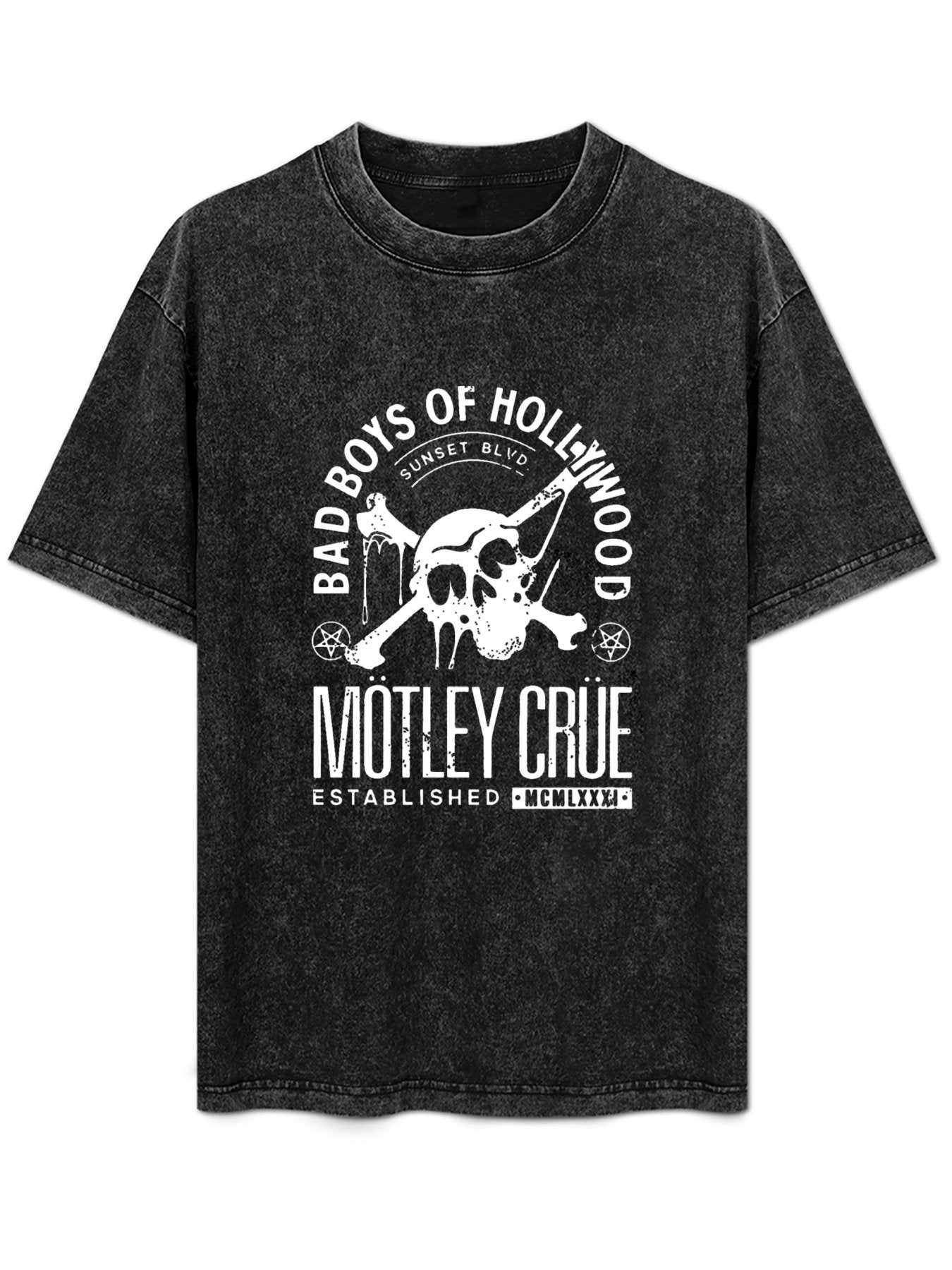 Mötley Crüe Bad Boys of Hollywood Graphic T-Shirt