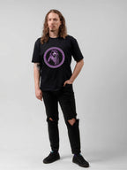 KISS Rock and Roll Over Purple Singer Graphic T-Shirt