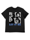 Let It Be Four-Panel Portrait Graphic T-Shirt