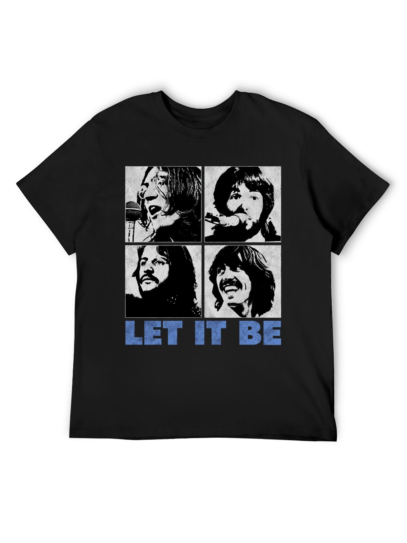 Let It Be Four-Panel Portrait Graphic T-Shirt