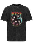 KISS Tour 1980 Band Portrait Graphic T-Shirt