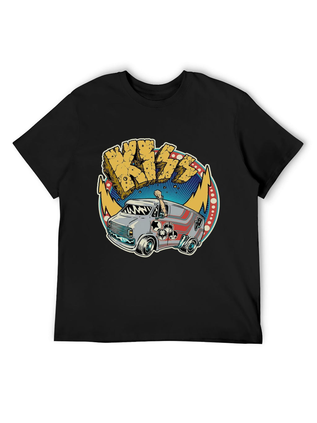 KISS Custom Van Retro Rock T-Shirt
