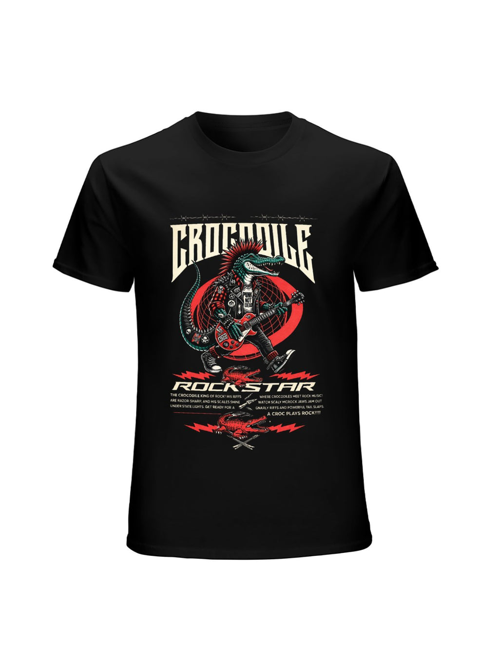 Crocodile Punk Croc Rockstage T-Shirt