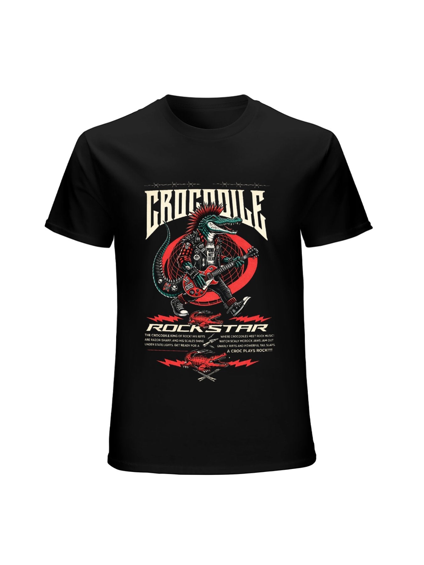 Crocodile Punk Croc Rockstage T-Shirt