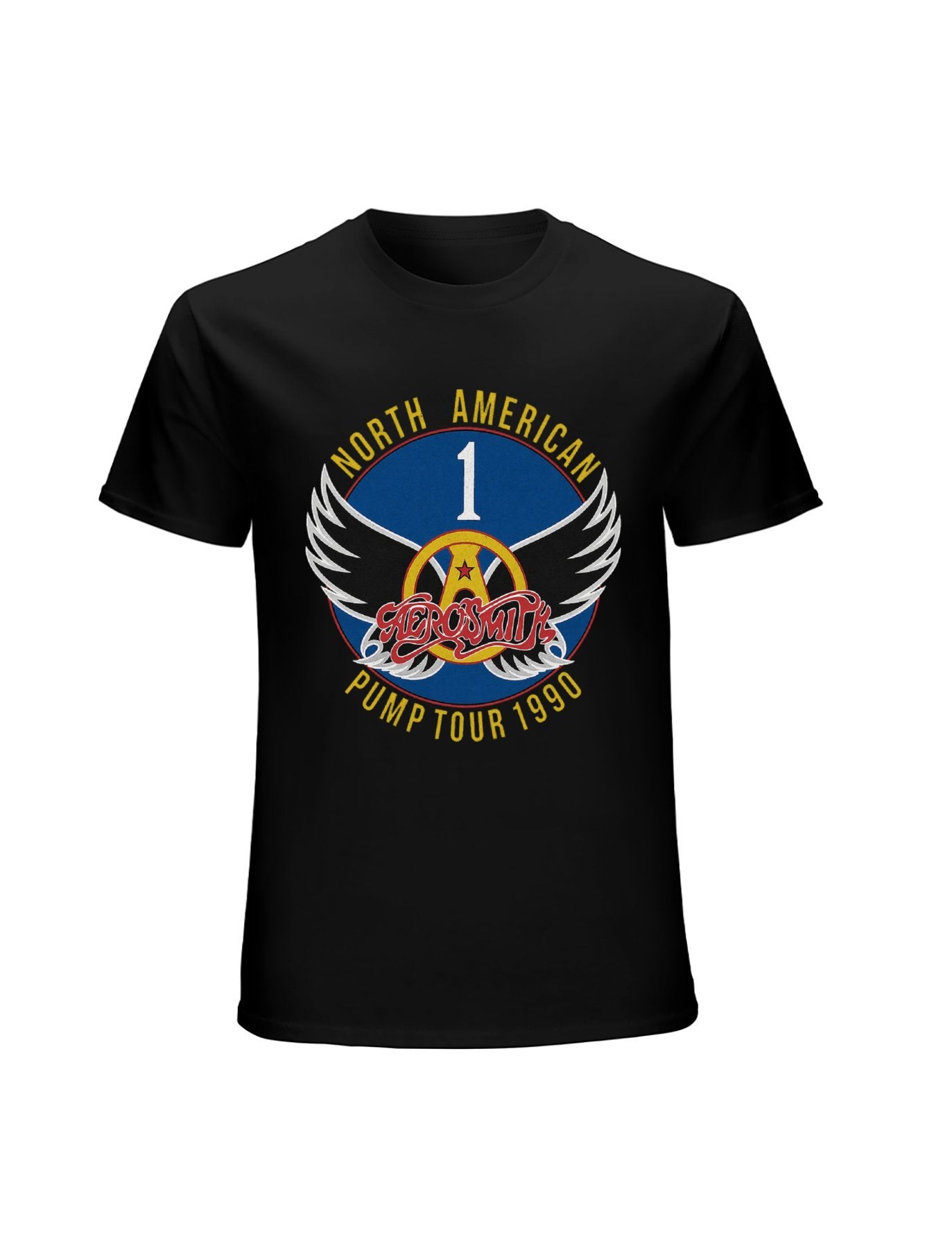 Aerosmith Winged Emblem Pump Tour Graphic T-Shirt