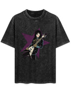 KISS Starchild Guitarist Purple Star Graphic T-Shirt