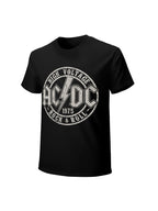 AC/DC 1975 High Voltage Rock & Roll Graphic T-Shirt