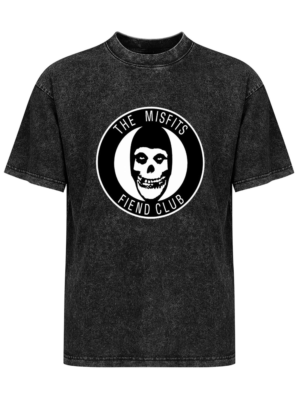 Misfits Fiend Club Circular Skull Logo Graphic T-Shirt