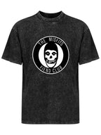 Misfits Fiend Club Circular Skull Logo Graphic T-Shirt