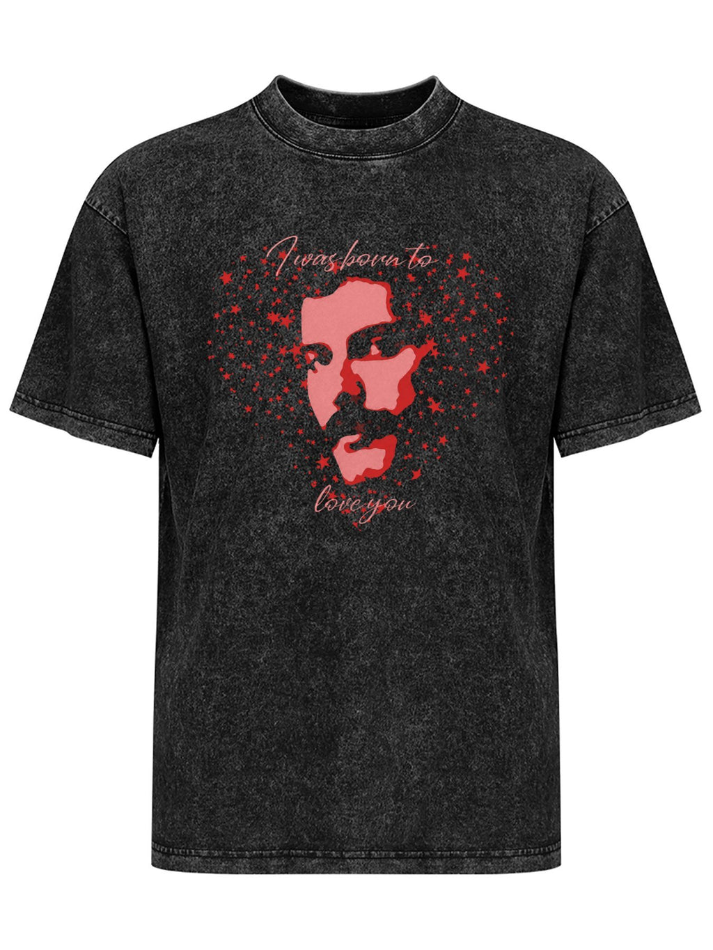 I Was Born to Love You Star Portrait Graphic T-Shirt