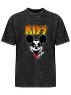 KISS Mickey Mouse Demon Graphic T-Shirt