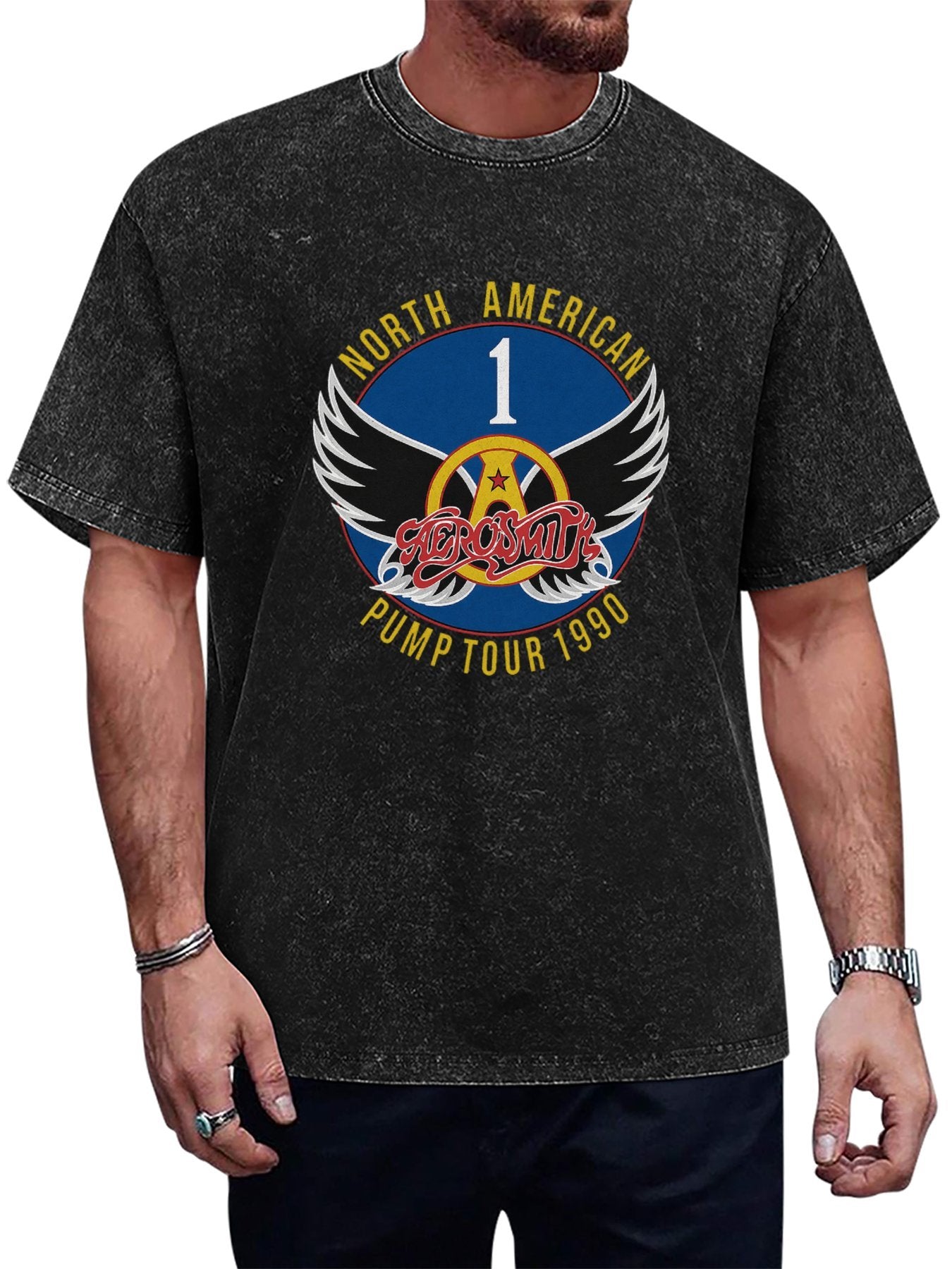 Aerosmith North American Pump Tour 1990 Graphic T-Shirt Main image