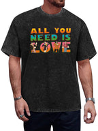 The Beatles All You Need Is Love Retro Graphic T-Shirt