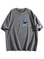 Sega Saturn Planet Logo Graphic Washed T-Shirt