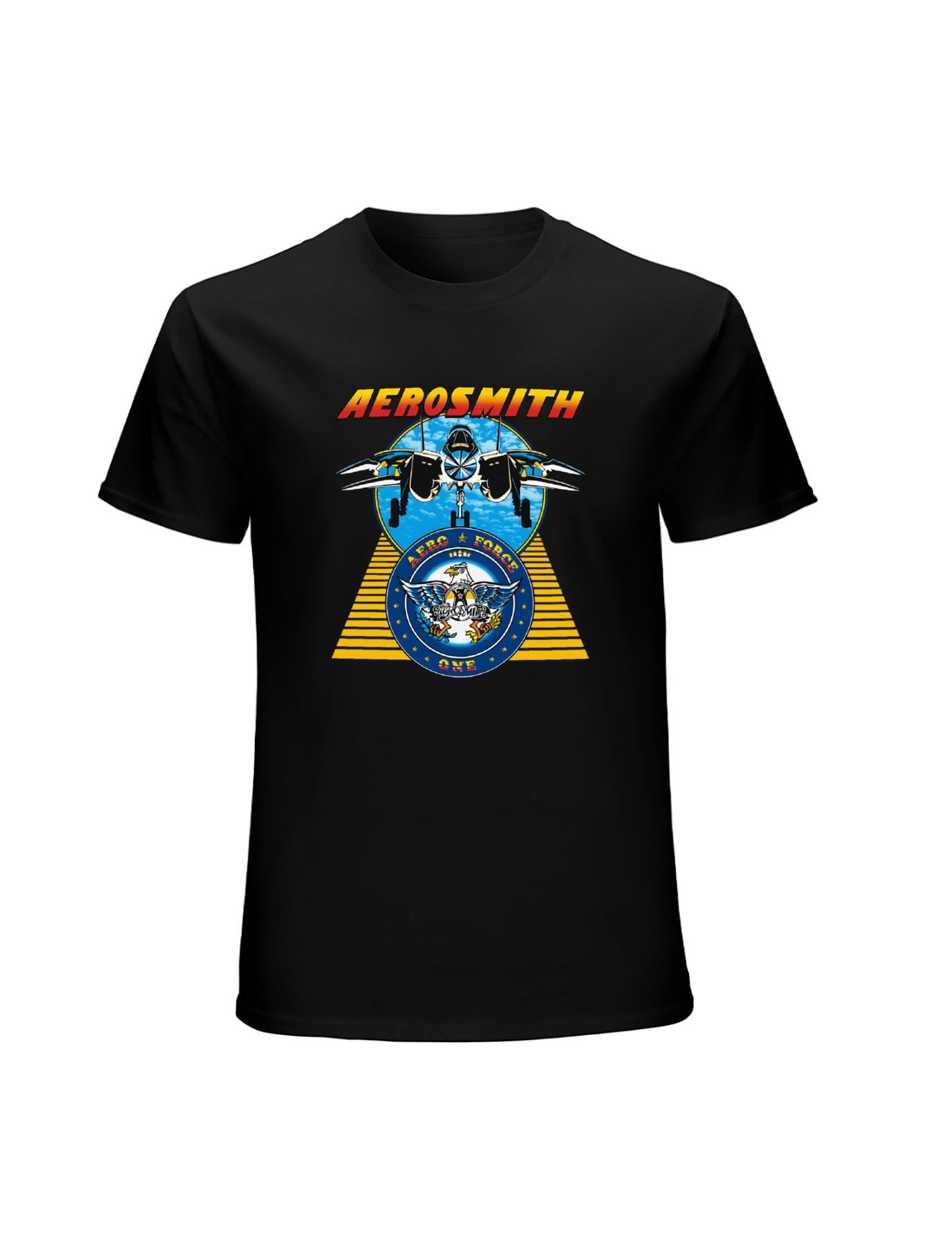 Aerosmith Jet Eagle Military Tour Graphic T-Shirt
