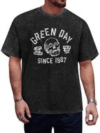 Green Day Time of Your Life Skull Graphic T-Shirt