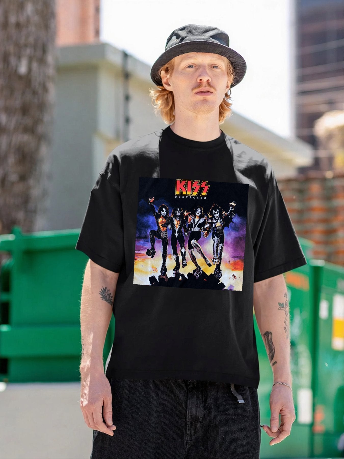 KISS Destroyer Album Artwork Graphic T-Shirt