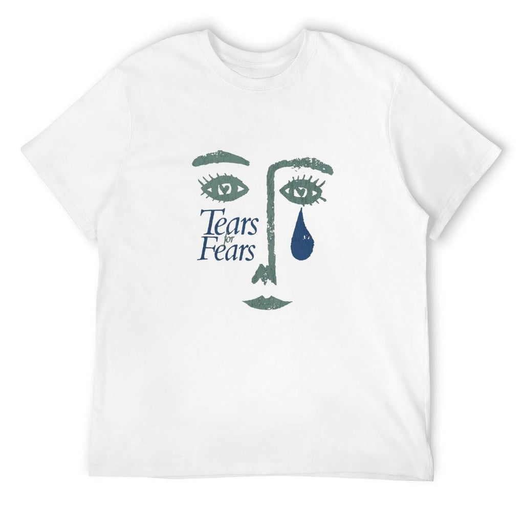 Tears for Fears Face Graphic Black T-Shirt