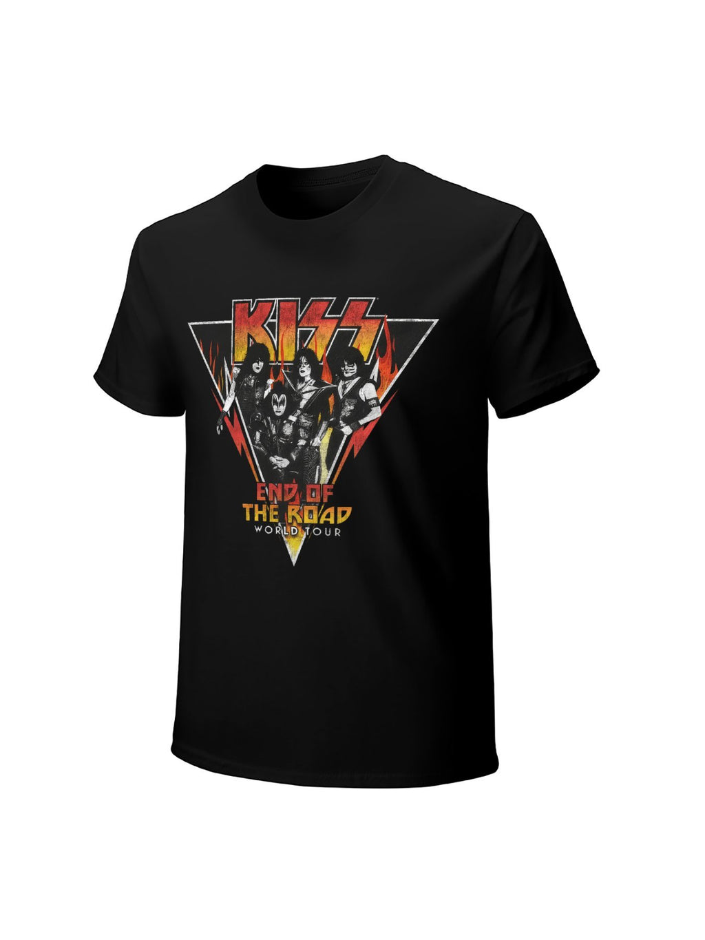 KISS End Of The Road World Tour Triangle Graphic T-Shirt
