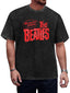 The Beatles Valentine Distressed Red Logo Graphic T-Shirt