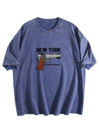 New York Washed Graphic T-Shirt
