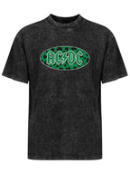 AC/DC Shamrock Logo Graphic T-Shirt