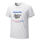Panasonic Palmcorder VHS-C Graphic White T-Shirt