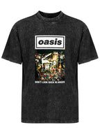 Oasis Don’t Look Back in Anger Drum Kit Graphic T-Shirt