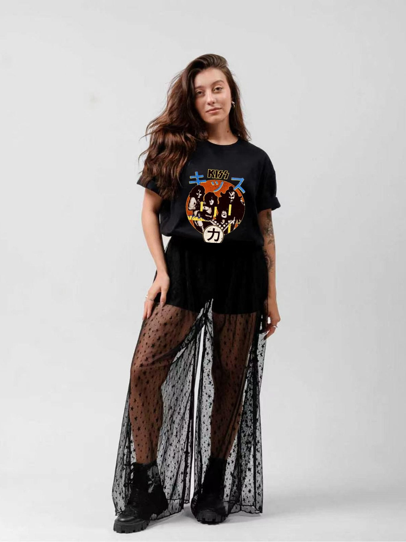 KISS Band Portrait Japanese Vintage T-Shirt