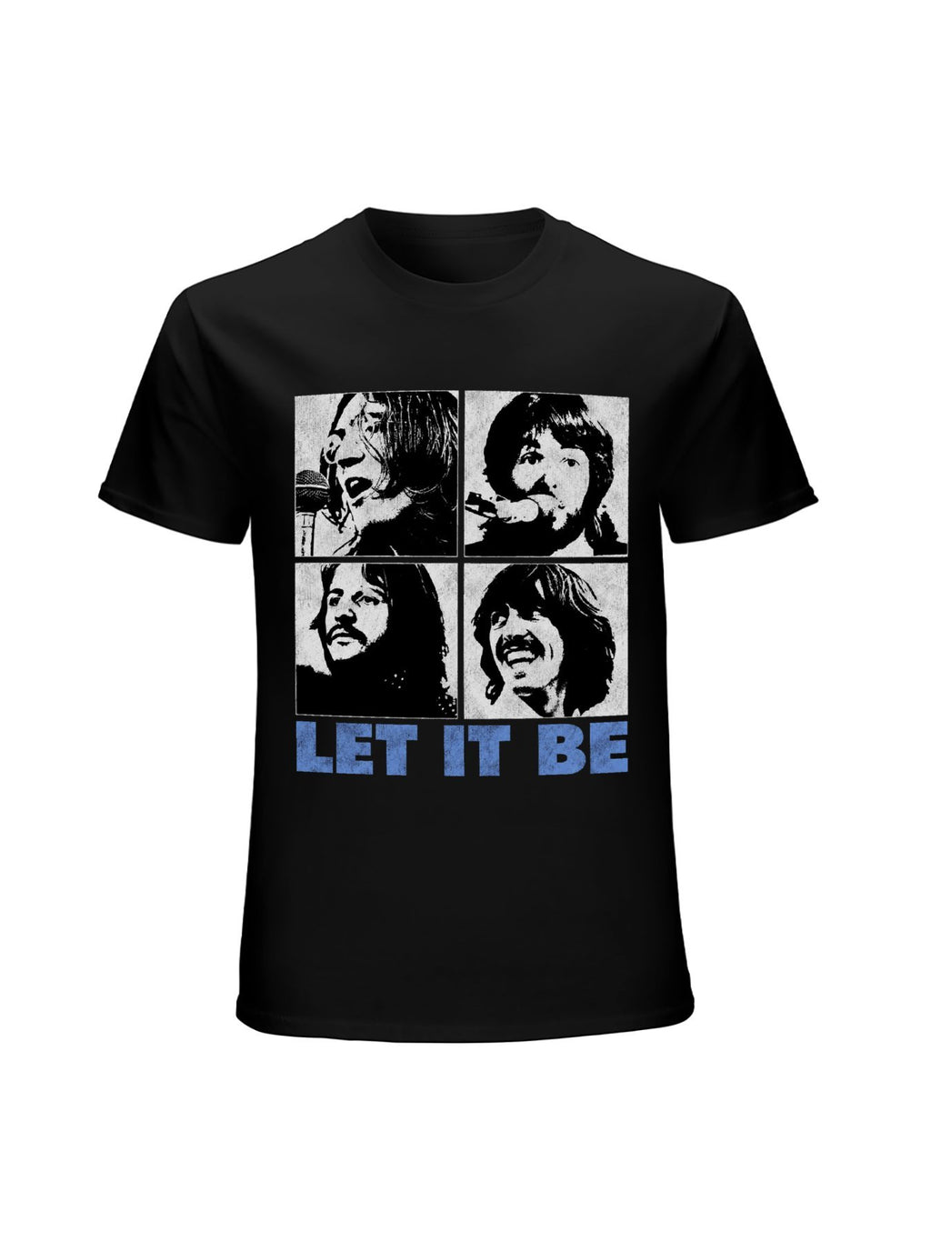 Let It Be Four-Panel Portrait Graphic T-Shirt